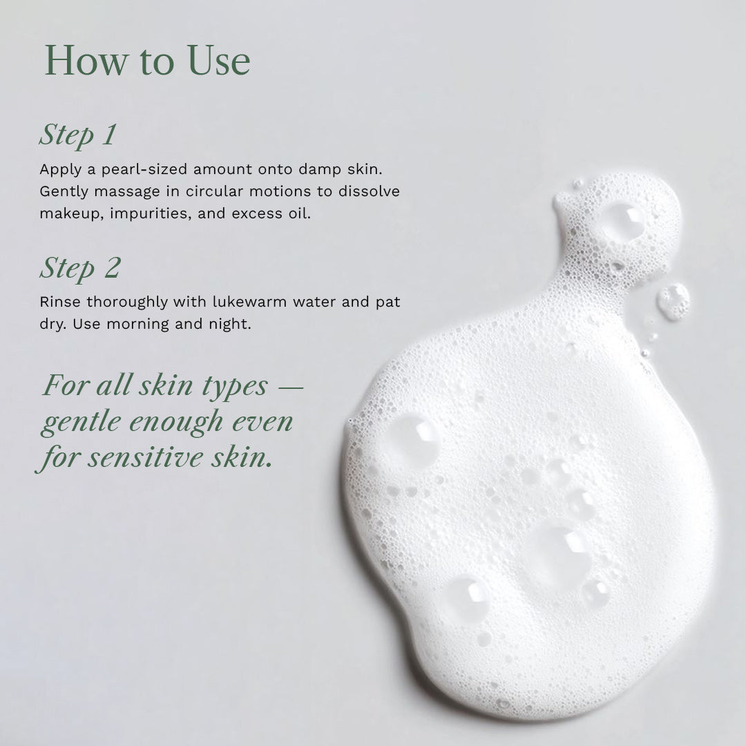 Gentle Glow Cleanser Flower extracts